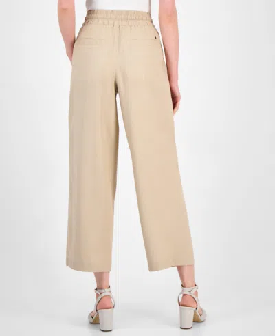 Tommy Hilfiger Women's Drawstring-waist Pull-on Pants In Brown