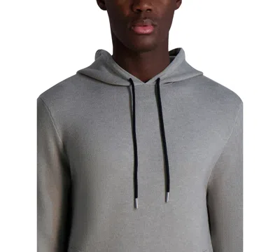 Karl Lagerfeld Men's Pull-on Hoodie In Gray