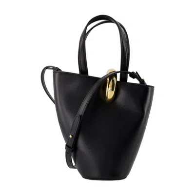 Jacquemus The Mini Bucket Bag Handles In Black