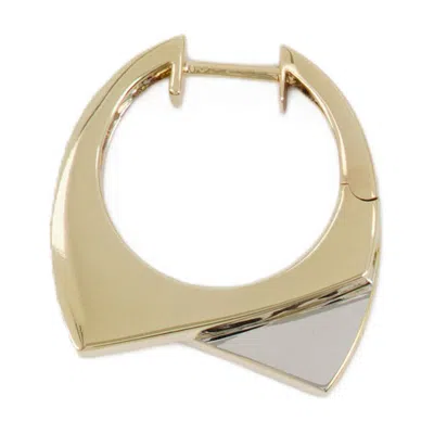 Rainbow K Handcuff Earring In Gold