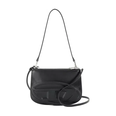 Diesel 1dr Twin Shoulder Bag In Black