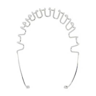 Diesel Volt-d Jibbitz Headband In Silver