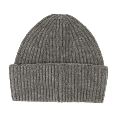 Samsoe & Samsoe Bonnet W Samsoe Samsoe Wool Grey In Gray