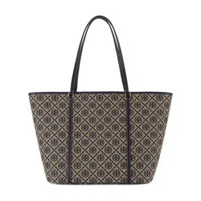 Tory Burch 't Monogram' Large Tote Bag In Blue