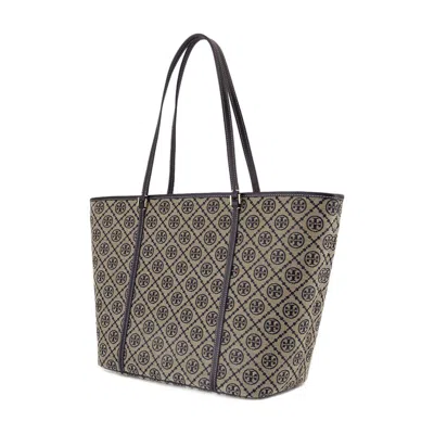 Tory Burch 't Monogram' Large Tote Bag In Blue