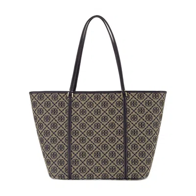 Tory Burch 't Monogram' Large Tote Bag In Blue