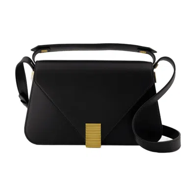Lanvin Concerto Shoulder Bag In Black Leather