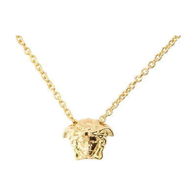 Versace Medusa Necklace In Gold