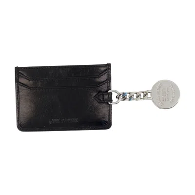 Zadig & Voltaire Womens Noir Sunny Vintage-effect Leather Card Holder In Black