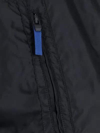 Aspesi Solid Grey Casual Shirt With Traditional Collar And Button-down Front In Blue