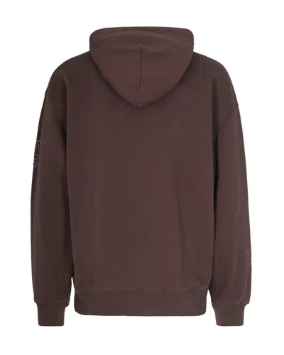Carhartt Wip Chase Hoodie With Embroidered Logo In Brown