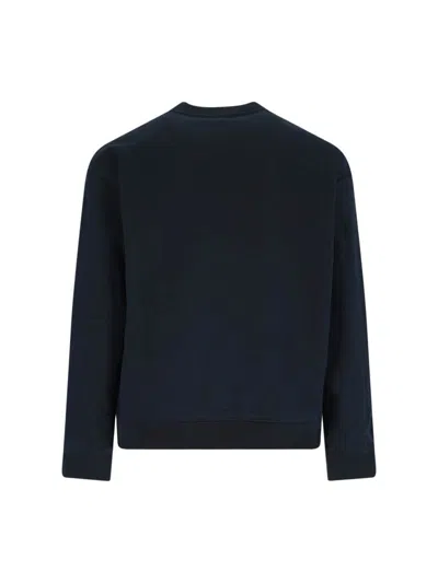 Dolce & Gabbana Sweatshirt With Embroidery In Blue