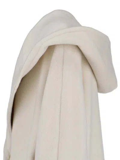 Tagliatore Minimalist White Jacket With Classic Collar And Tailored Fit In White