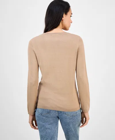 Nautica Jeans Women's Cotton Snowflake Sweater