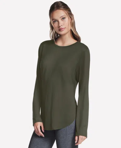 Skechers Women's Godri Swift Long-sleeve Tunic Top In Green