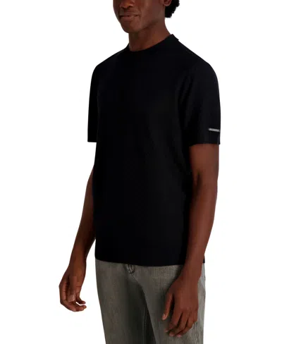 Karl Lagerfeld Men's Crewneck Sweater In Black