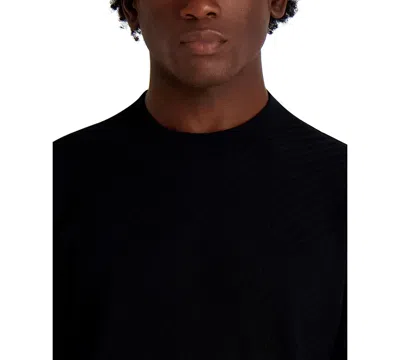 Karl Lagerfeld Men's Crewneck Sweater In Black