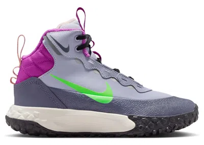Pre-owned Nike Terrascout Green Strike Sneakers In Ghost/light Carbon/vivid Purple