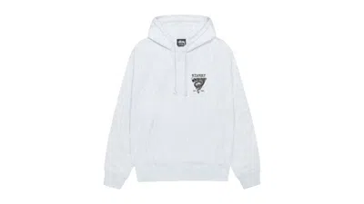Pre-owned Stussy Men's  Dragon Hoodie In Ash Heather In Gray
