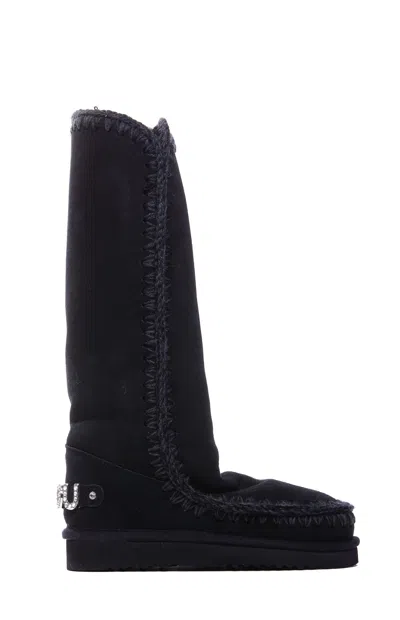 Mou Eskimo 40 Rhinestone Logo Boots In Multi