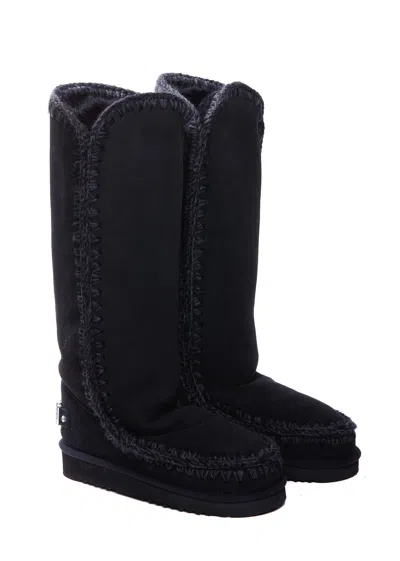Mou Eskimo 40 Rhinestone Logo Boots In Multi