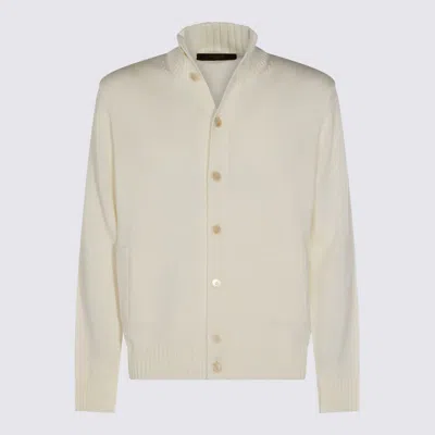 Zanone Minimalist Knit Sweater With Timeless Silhouette In Neutral