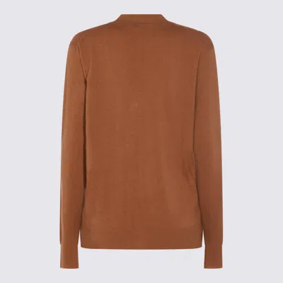 Altea Camel Wool Knitwear In Brown