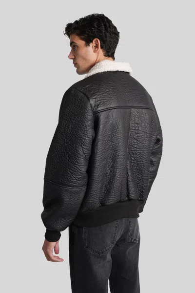 Alpha Industries B-15 Bomber Jacket In Black Polyester In Black