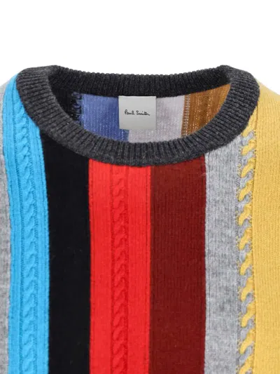 Paul Smith Wool And Cashmere Blend Sweater In Multi