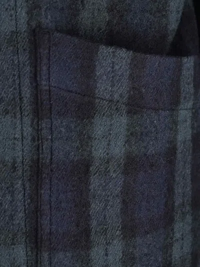 Paul Smith Modern Structured Green Jacket With Minimalist Detailing In Black