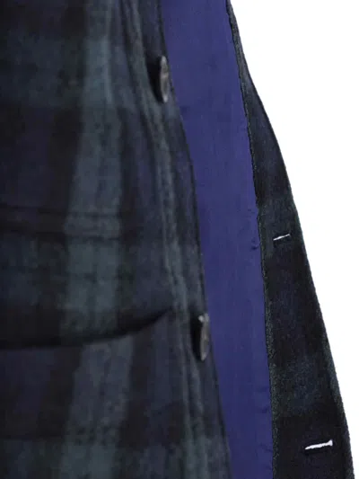 Paul Smith Modern Structured Green Jacket With Minimalist Detailing In Black