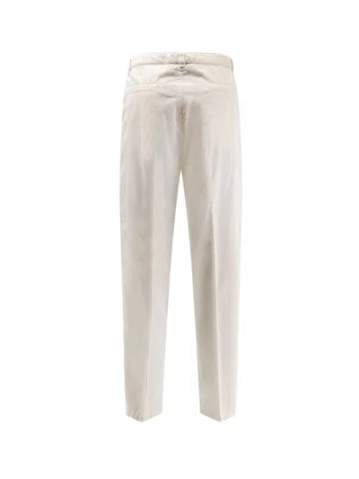 Brunello Cucinelli Men Corduroy Trousers In Neutral