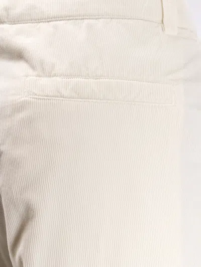 Brunello Cucinelli Men Corduroy Trousers In Neutral