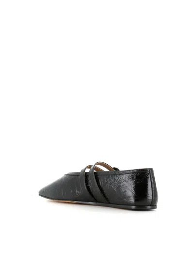 Le Monde Beryl Claudia Buckle-strap Ballet Flats In Black