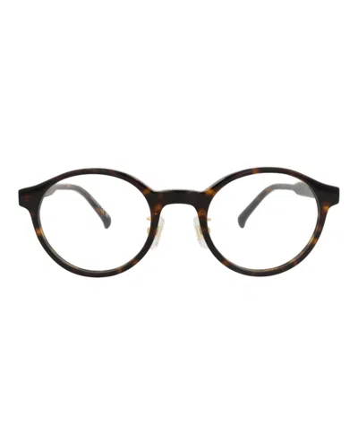 Pre-owned Dunhill Men's  Roundframe Recycled Acetate Optical Frames In Havana Havana Transparent (du0053oa/3001