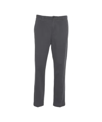 Briglia Tailored Grey Chinos With Practical Pockets And Smooth Finish In Gray