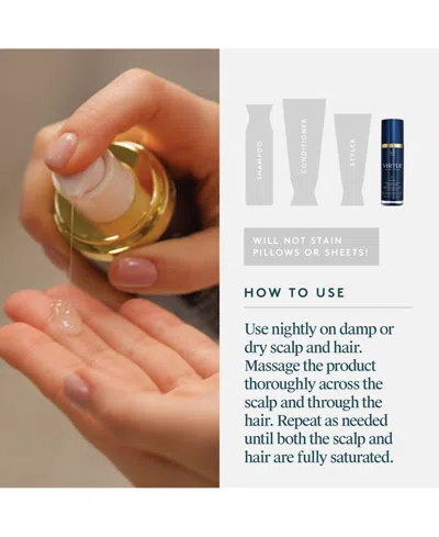 Virtue Overnight Scalp & Hair Elixir In Blue