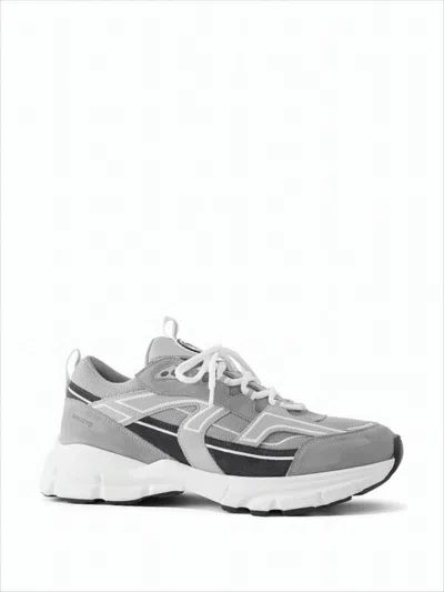 Axel Arigato Layered Grey And Black Sneakers With Chunky Sole In White