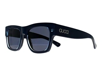 Pre-owned Gucci Square Sunglasses In Black Grey (gg1793s/004)