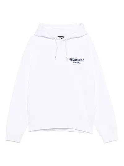 Dsquared2 Dsquared Men Just Right Hoodie In White