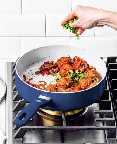 Greenpan Dover Ceramic Nonstick 12-piece Cookware Set In Blue