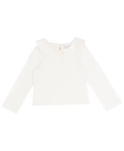 Rare Editions Girls 2t-6x 2-piece Checkered Jumper And Long Sleeves Top Set In Red