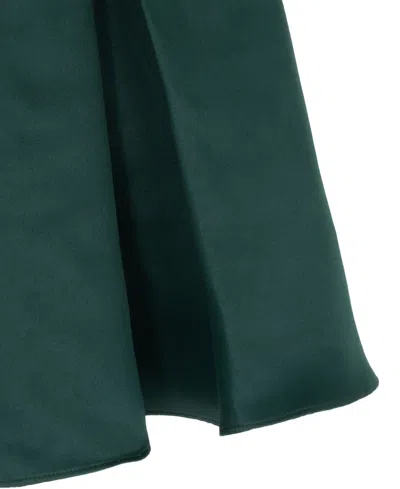 Rare Editions Girls 2t-6x Bow Detail Dress In Green