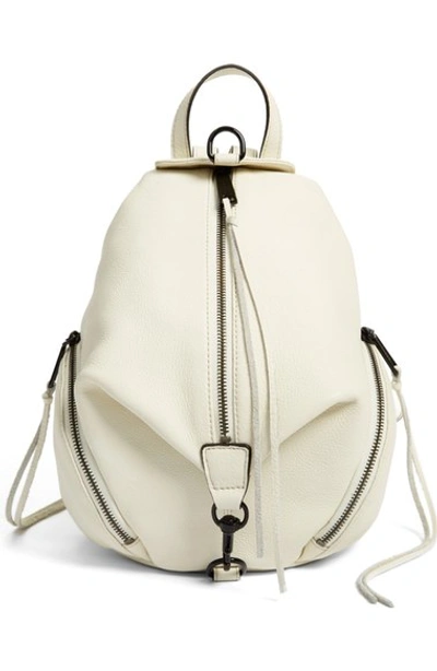 Rebecca Minkoff 'medium Julian' Backpack In Antique White/ Black Hrdwr ...