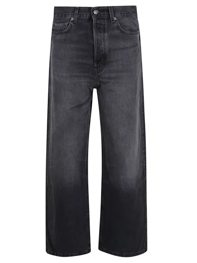 Fiorucci High-waisted Wide-leg Jeans In Blue