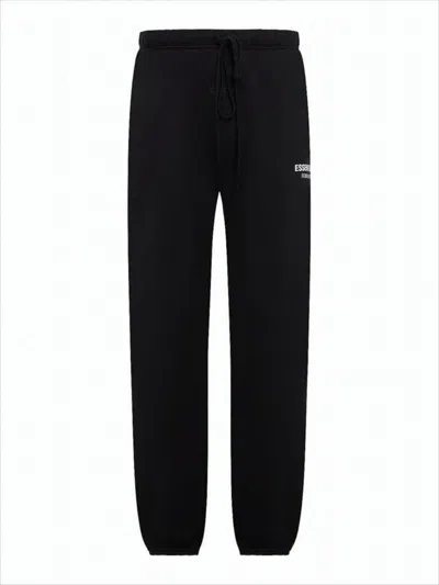Fear Of God Relaxed Fit Jogger Pants With Elastic Waistband And Subtle Logo In Black