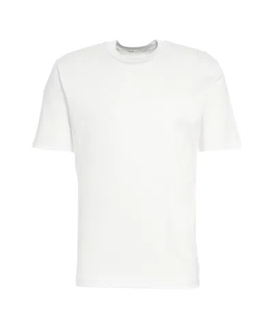 Stefan Brandt Eli Super T-shirt With Classic Crew Neck And Subtle Details In White