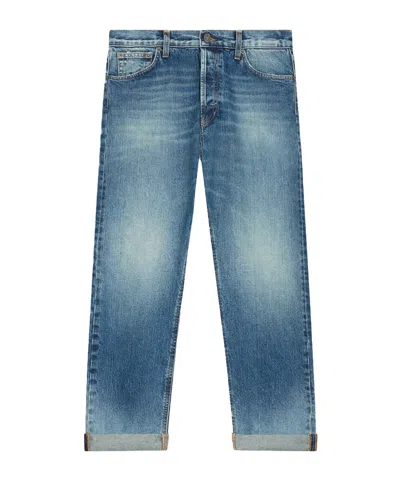 Dondup Trousers Blue In Blue