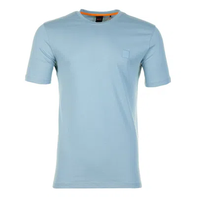 Hugo Boss Boss Man T-shirt Sky Blue Size Xxl Cotton In Blue