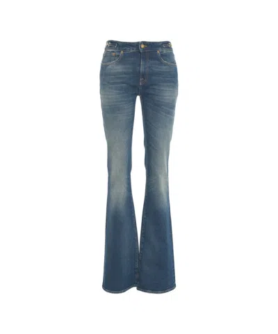 Golden Goose Bootcut Denim Jeans In Blue